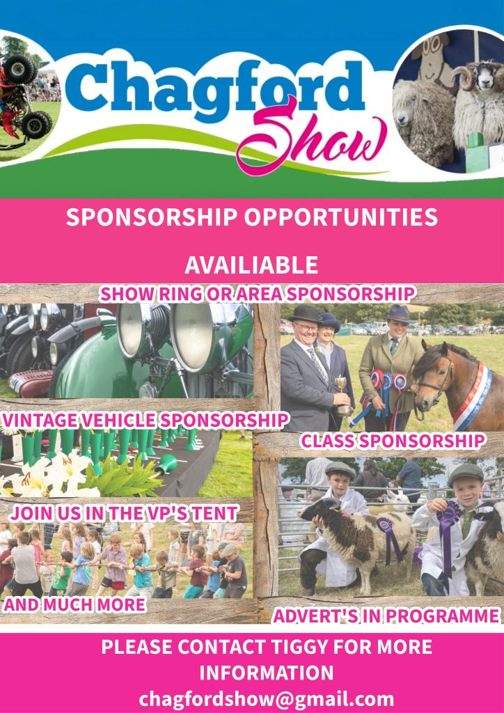 Sponsorship opportunities